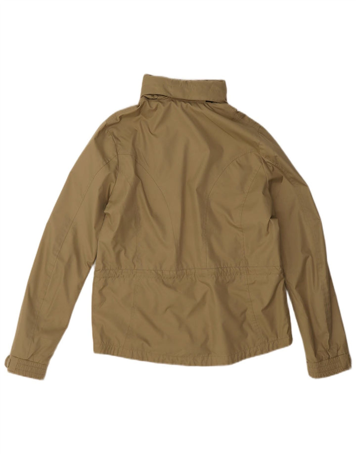 Jaqueta utilitária superdimensionada feminina Brugi UK 10 poliéster bege pequeno