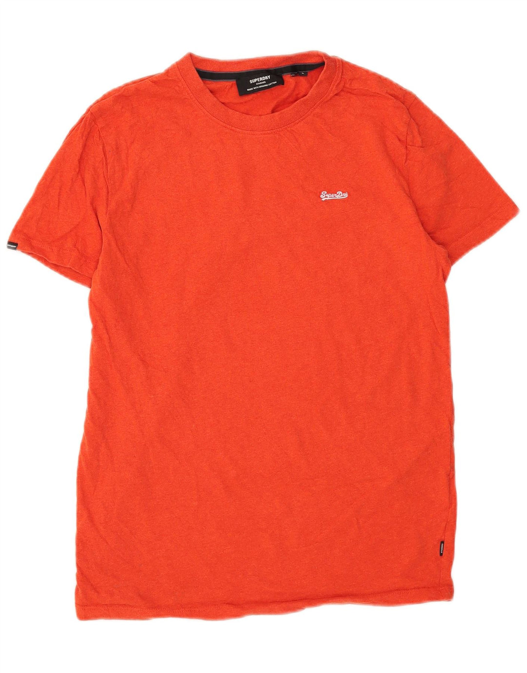 Camiseta masculina Superdry Top pequeno algodão vermelho