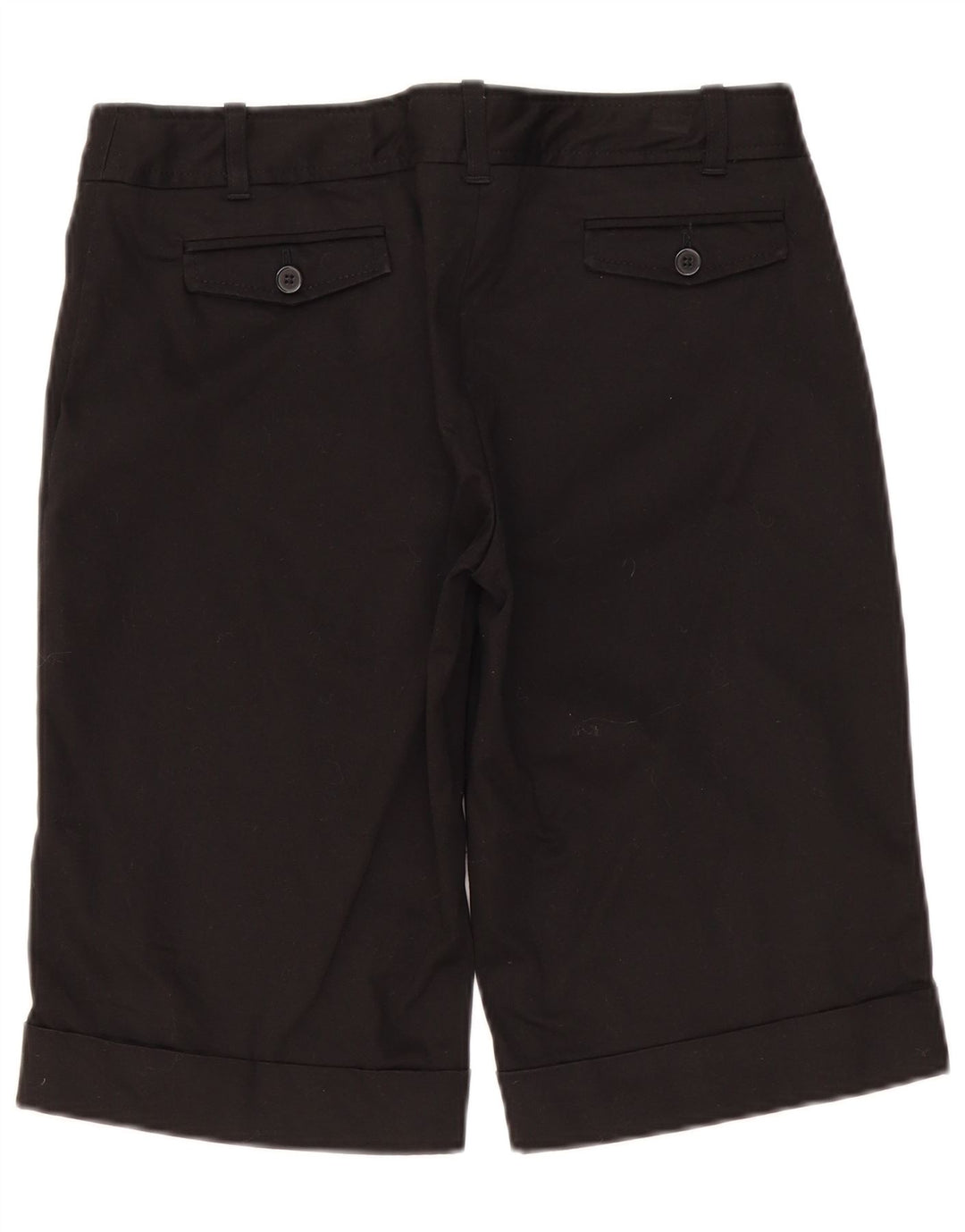 Shorts feminino casual Oasis UK 12 médio W34 algodão preto