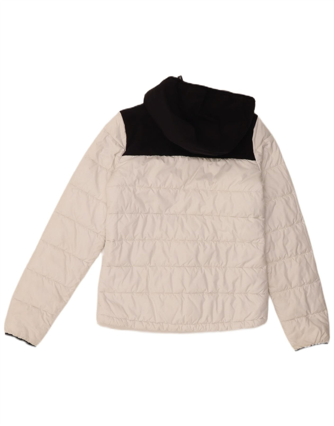 Jaqueta acolchoada com capuz feminina The North Face UK 10 Small White Colourblock