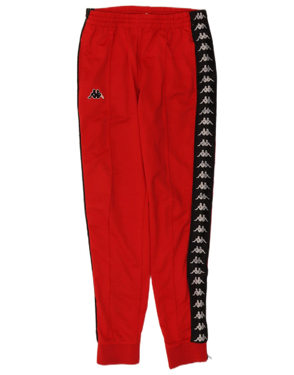 Kappa Mens Graphic Tracksuit Calças Joggers Medium Red Colourblock