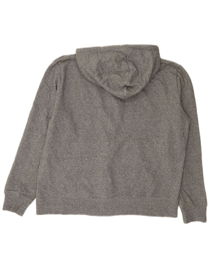 Suéter masculino Marks & Spencer com capuz e zíper XL algodão cinza