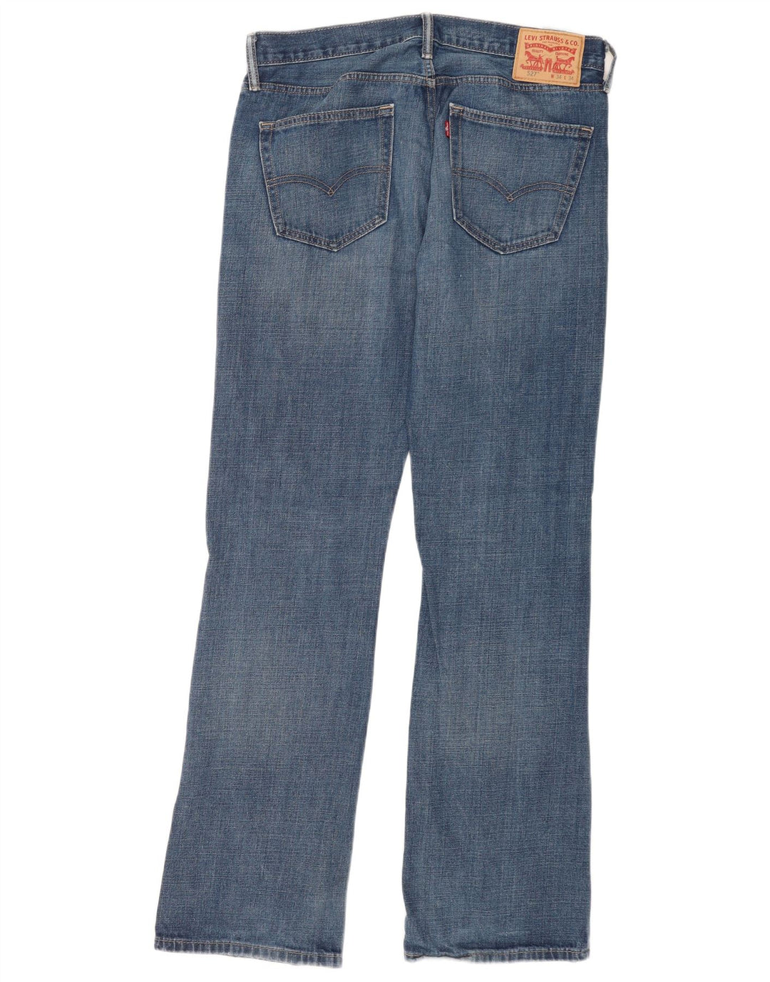 Levi's Masculino 527 Bootcut Jeans W34 L34 Azul Algodão