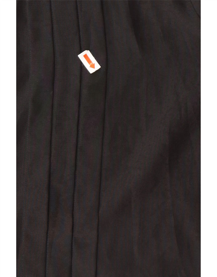 Blusa feminina VINTAGE IT 46 grande poliéster preto