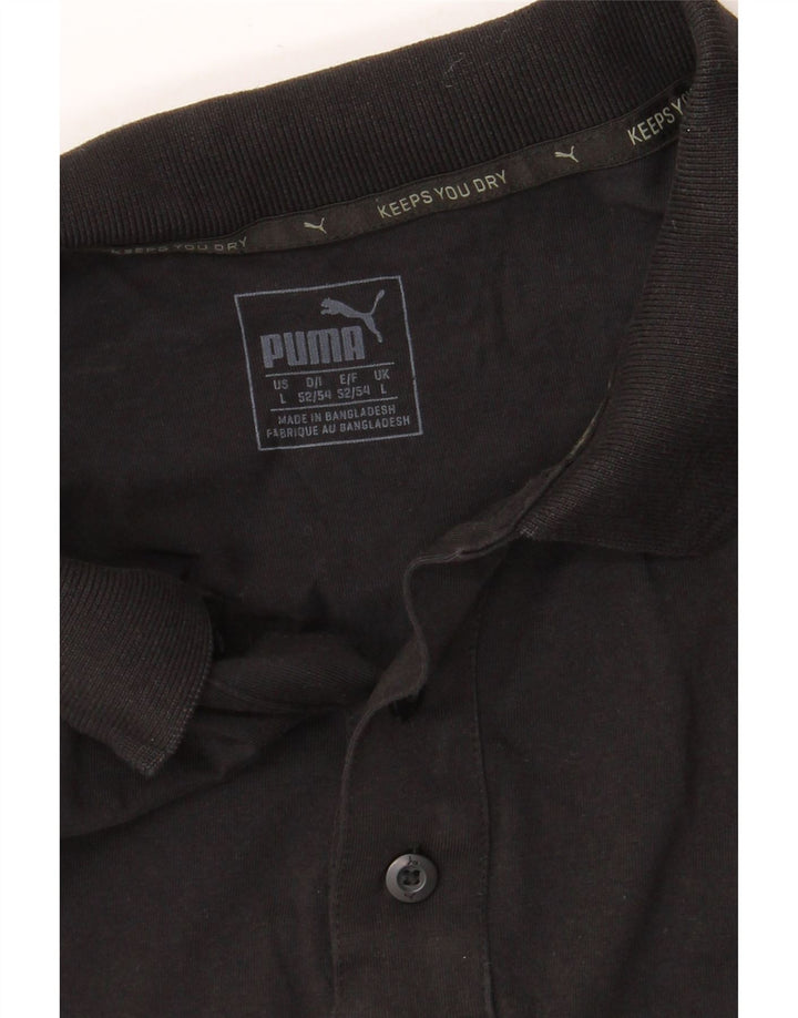 Camisa polo masculina PUMA grande preta