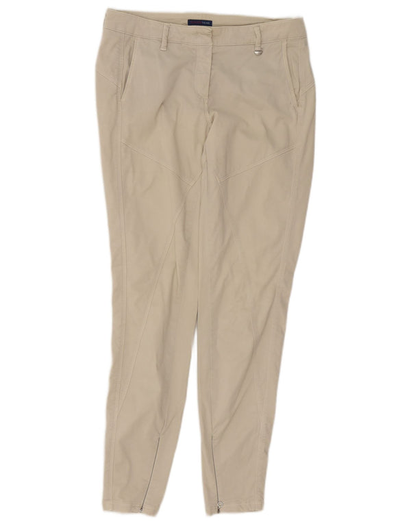 Trussardi Calça Chino Feminina Skinny IT 42 Médio W28 L29 Bege