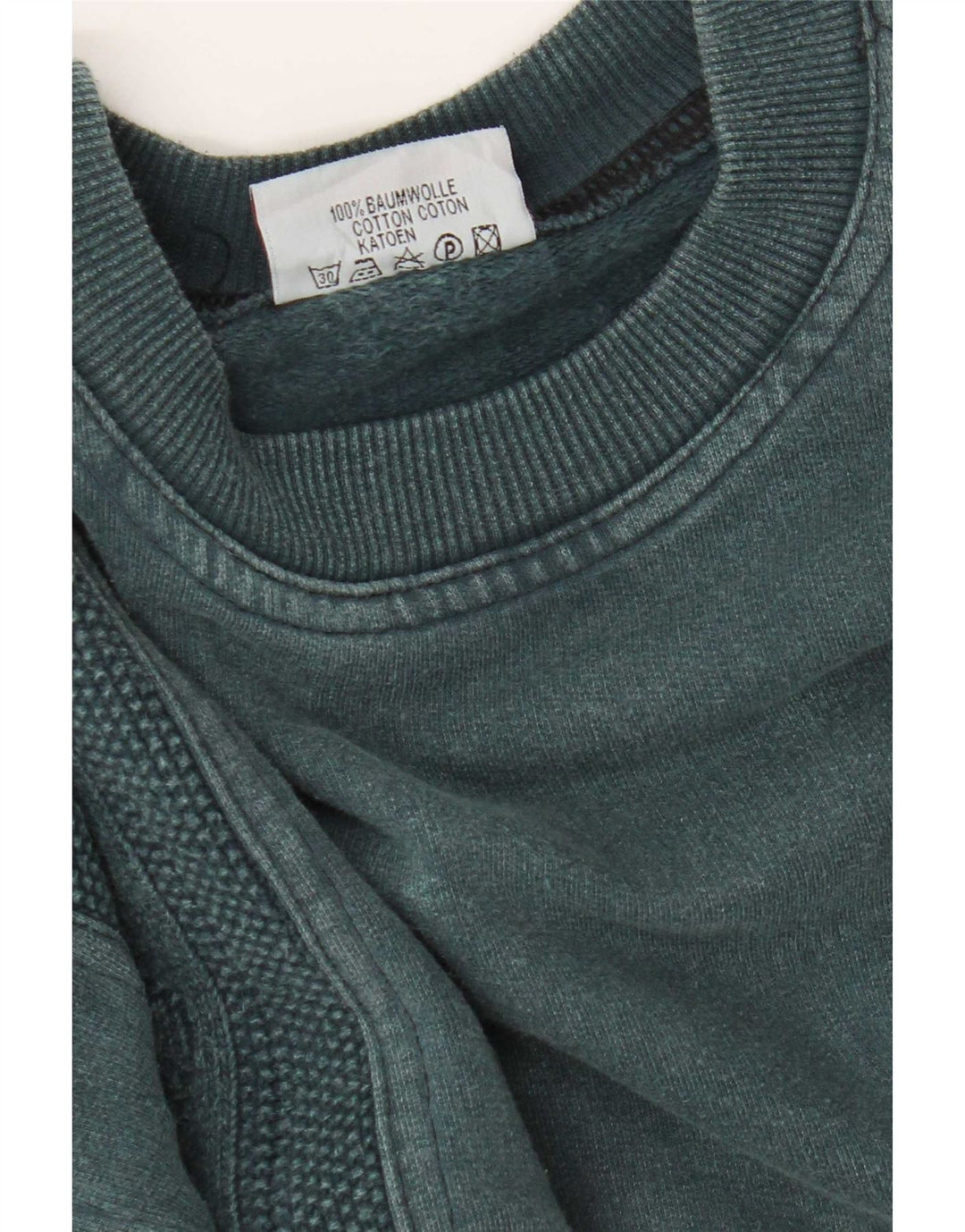 Moletom masculino vintage XL algodão azul