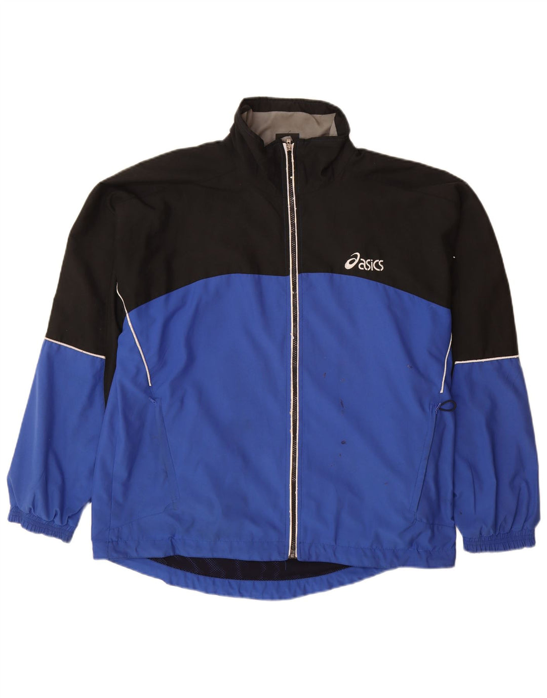ASICS Mens Treino Top Jacket XL Azul Colourblock Poliéster