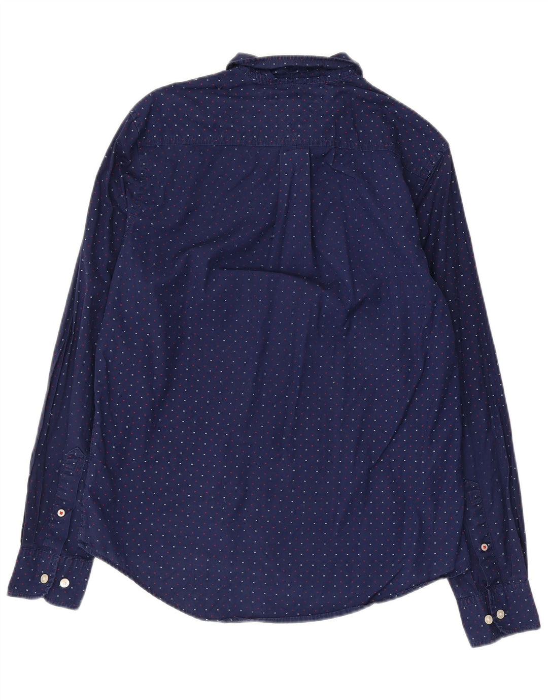 Camisa gráfica masculina Tommy Hilfiger pequena algodão azul marinho