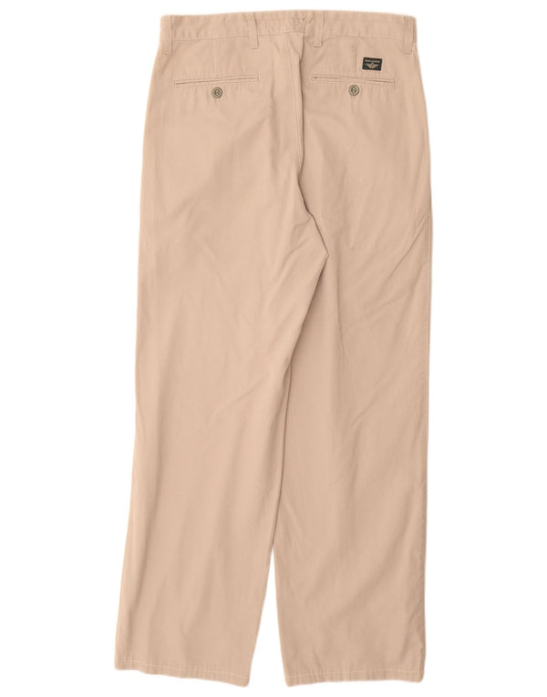 Calça Chino Masculina DOCKERS Pegged W33 L30 Algodão Bege