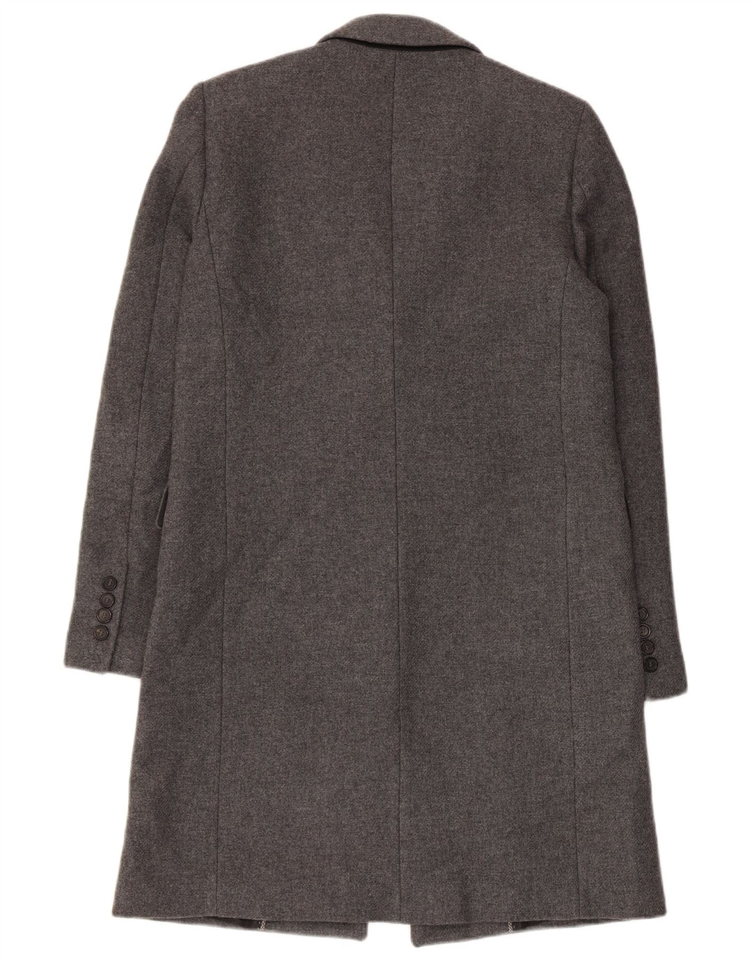 Sobretudo feminino Zara Manteco UK 10 pequeno cinza