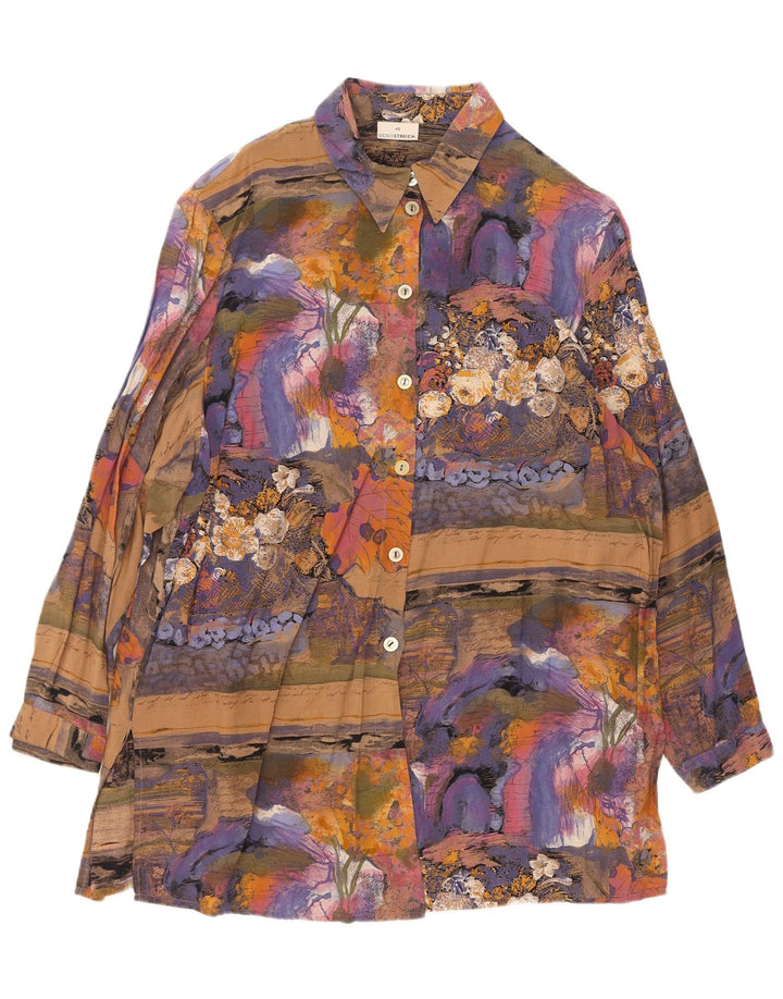 Camisa feminina Doris Streich EU 48 2XL patchwork multicolorido