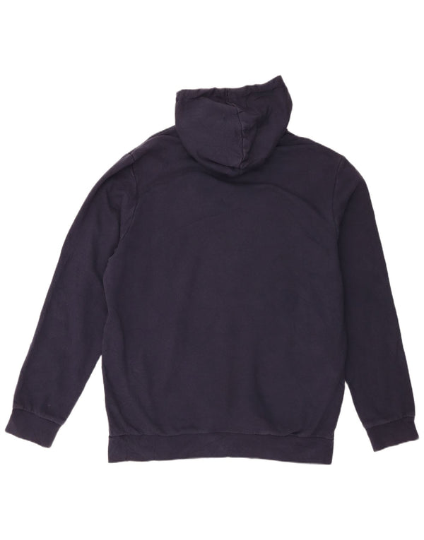 Adidas Mens Hoodie Jumper XL Azul Marinho Algodão