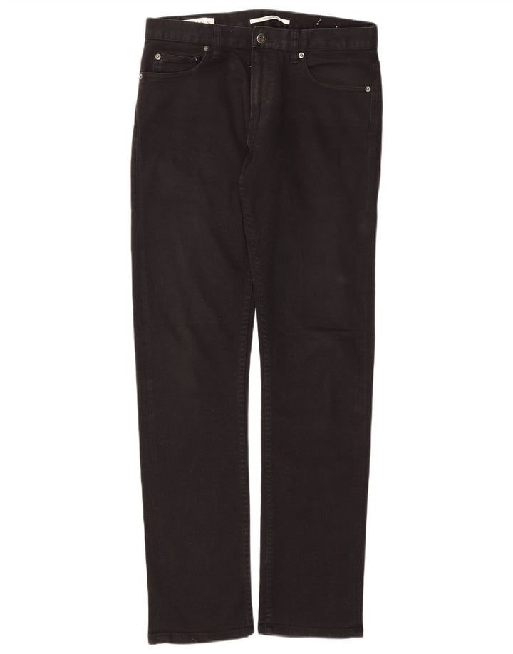 Jeans Shacket Slim Feminino Reiss W30 L33 Algodão Preto