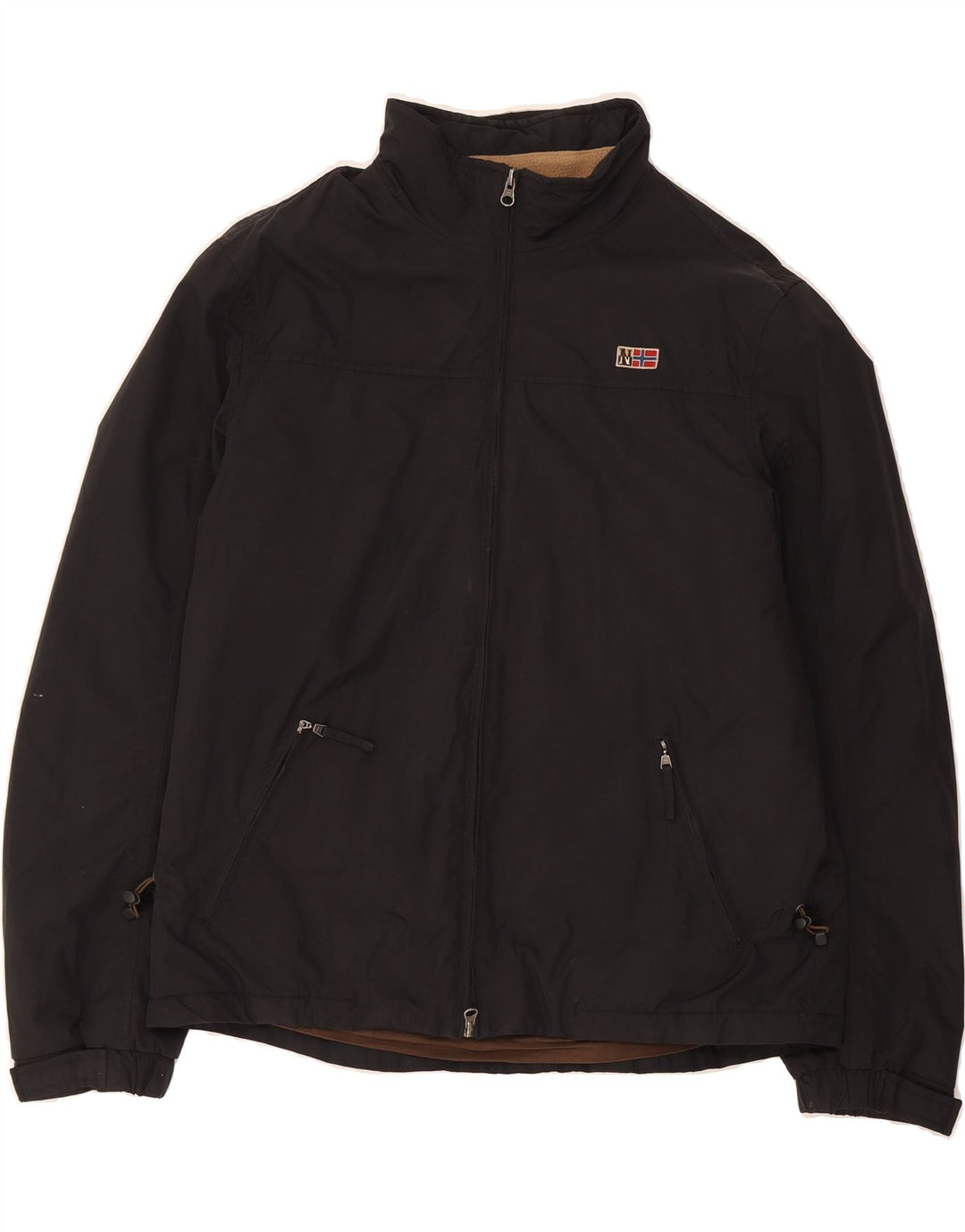 Jaqueta corta-vento masculina NAPAPIJRI UK 42 XL poliamida preta