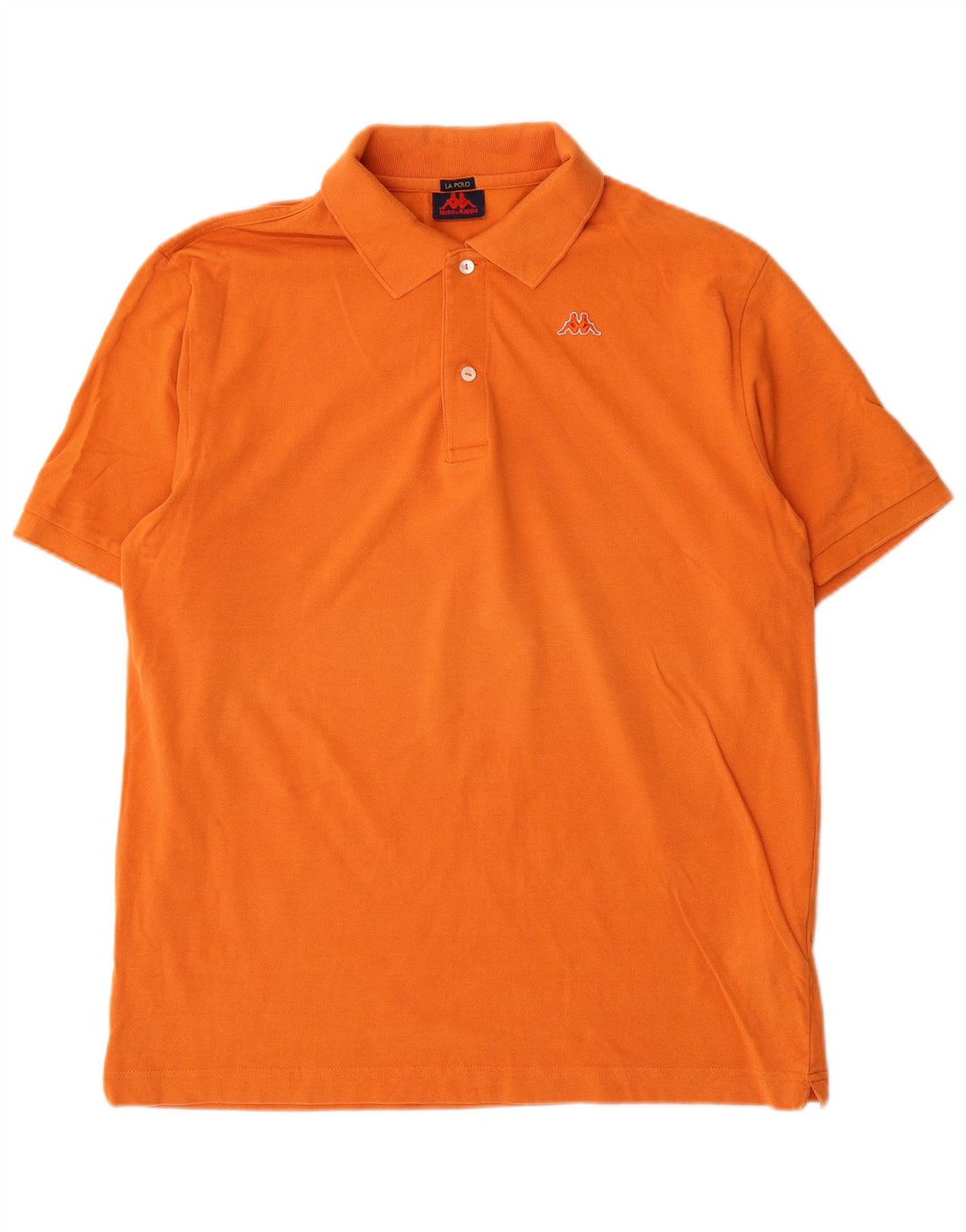 Camisa polo masculina KAPPA grande algodão laranja