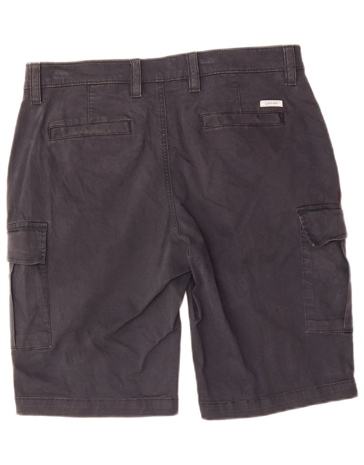 Shorts cargo masculino Calvin Klein IT 48 médio W34 algodão azul marinho