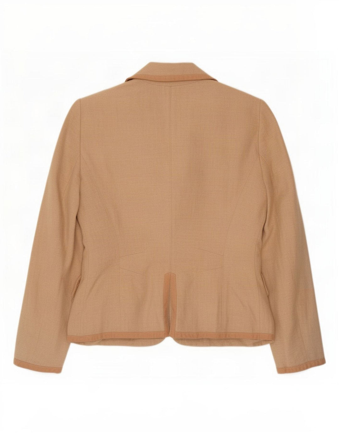 Jaqueta blazer feminina de 3 botões Max & Co. Reino Unido 8 linho rosa pequeno
