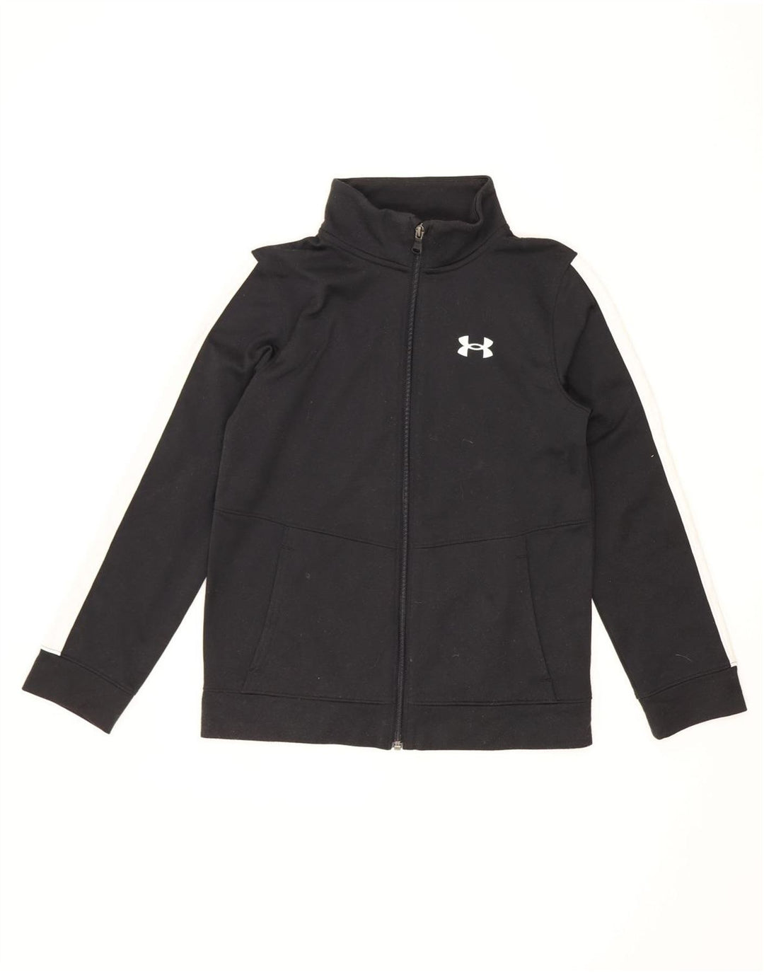 Jaqueta Under Armour Boys Treino Top 9-10 Anos Médio Preto Colorblock