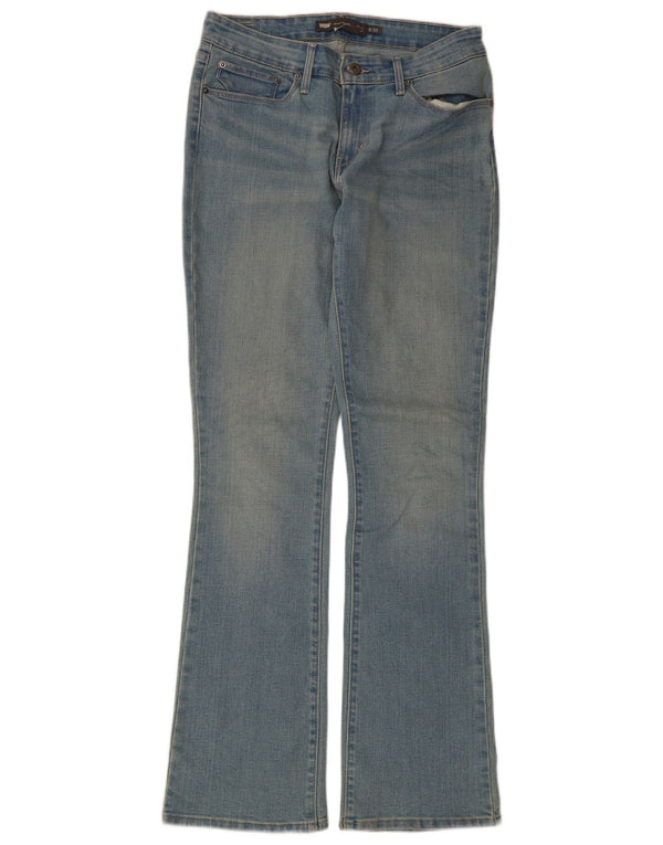 Calça jeans feminina Levi's Demi Curve Mid Rise Bootcut US 8 Médio W29 L32 Azul