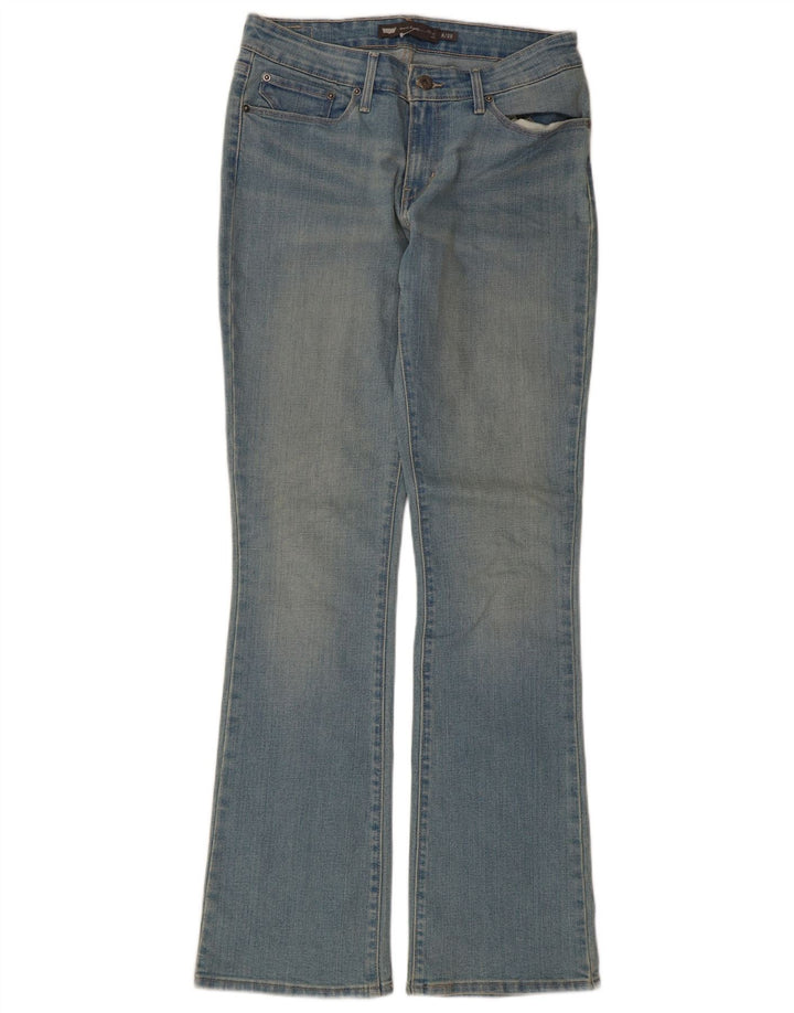 Calça jeans feminina Levi's Demi Curve Mid Rise Bootcut US 8 Médio W29 L32 Azul