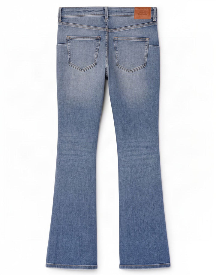 Calça jeans feminina Zara Bootcut EU 42 grande W32 L32 azul