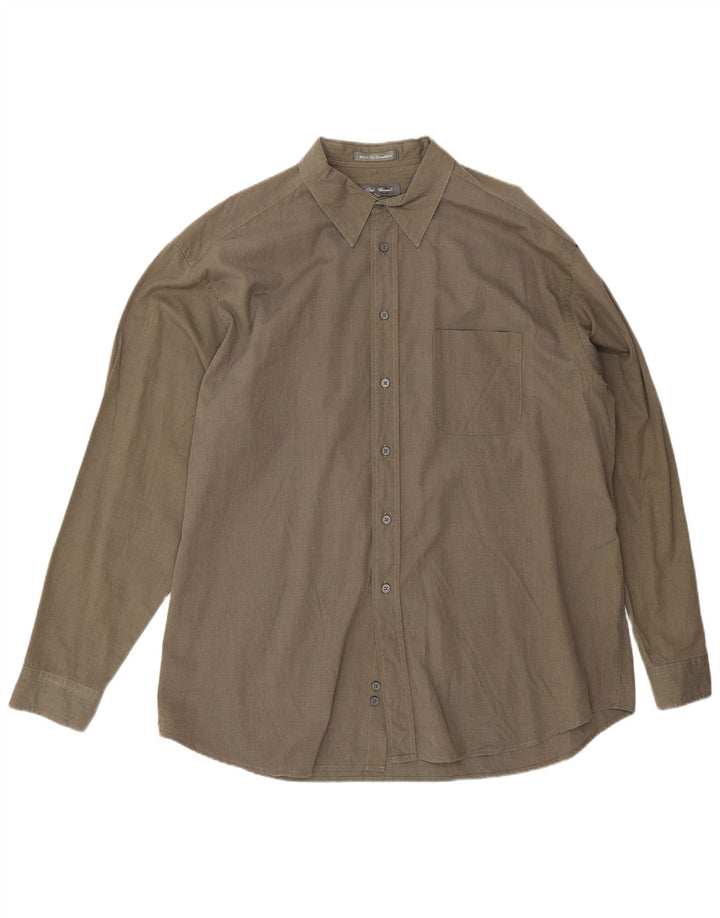 Camisa masculina Eddie Bauer XL algodão cáqui