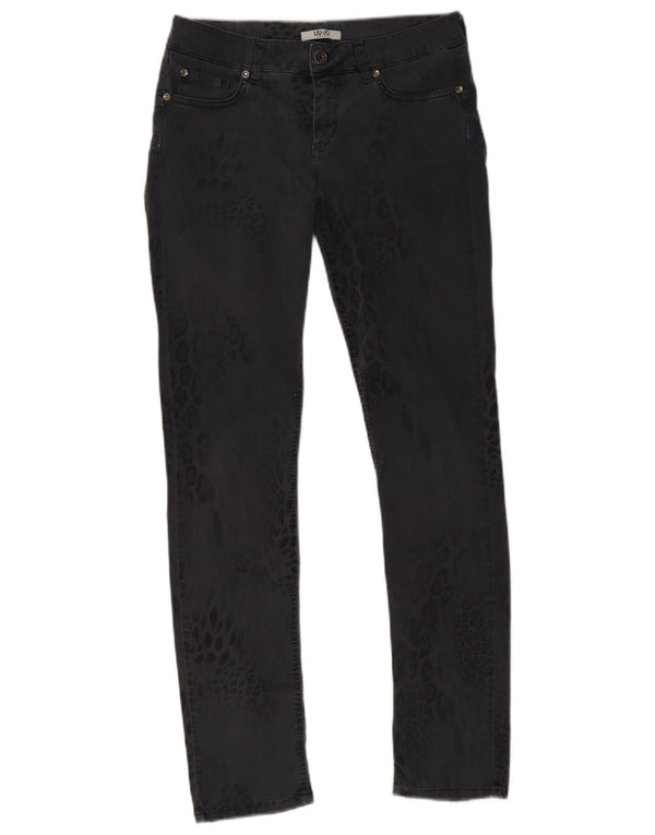 Liu Jo Jeans Skinny Feminino W30 L31 Cinza Animal Print