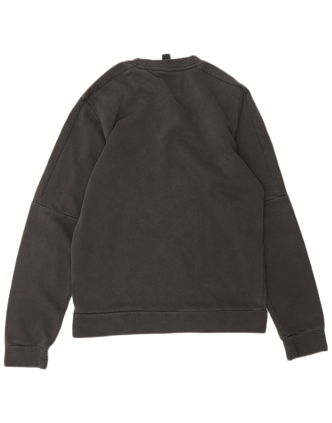 ADIDAS Mens Moletom Jumper Pequeno Algodão Preto
