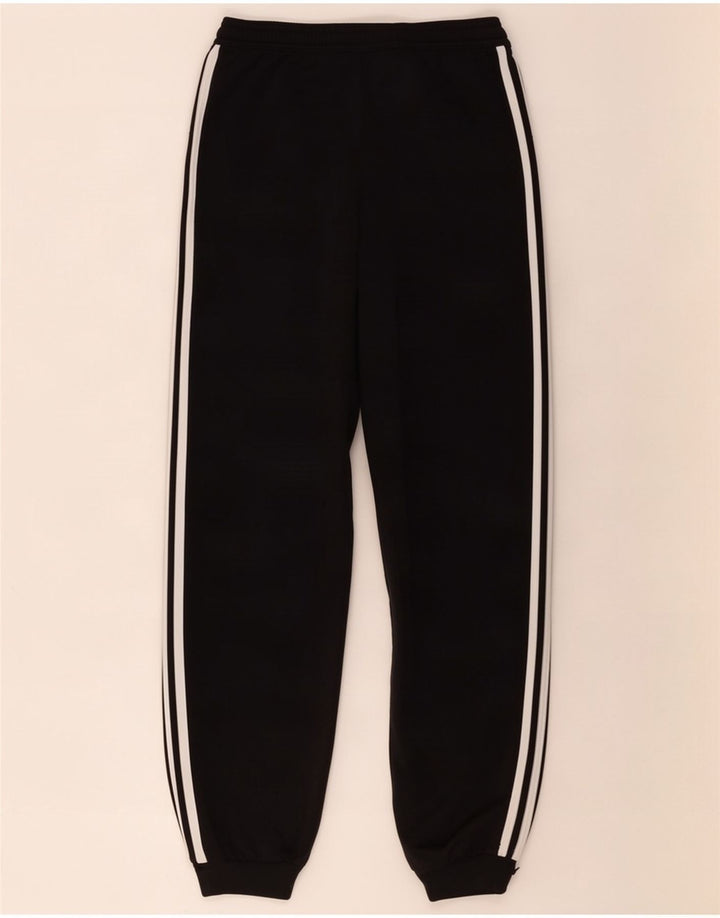 Adidas meninos calças de treino joggers 11-12 anos preto poliéster