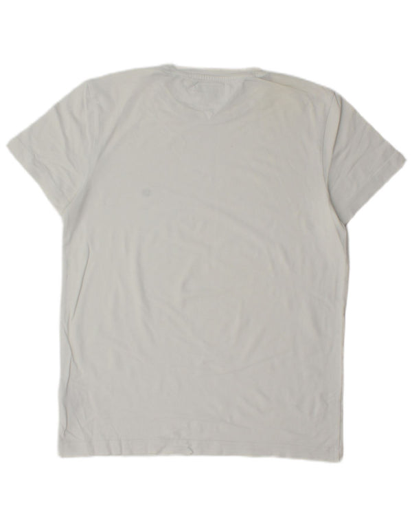 Camiseta masculina Tommy Hilfiger Top médio algodão branco