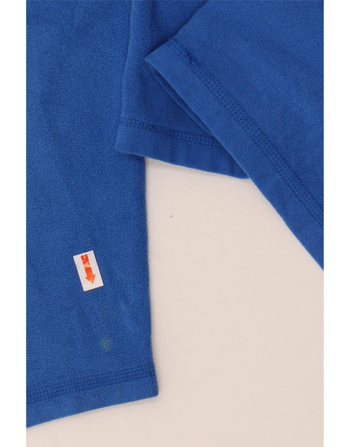 THE NORTH FACE Suéter masculino de lã com zíper e gola XL azul poliéster