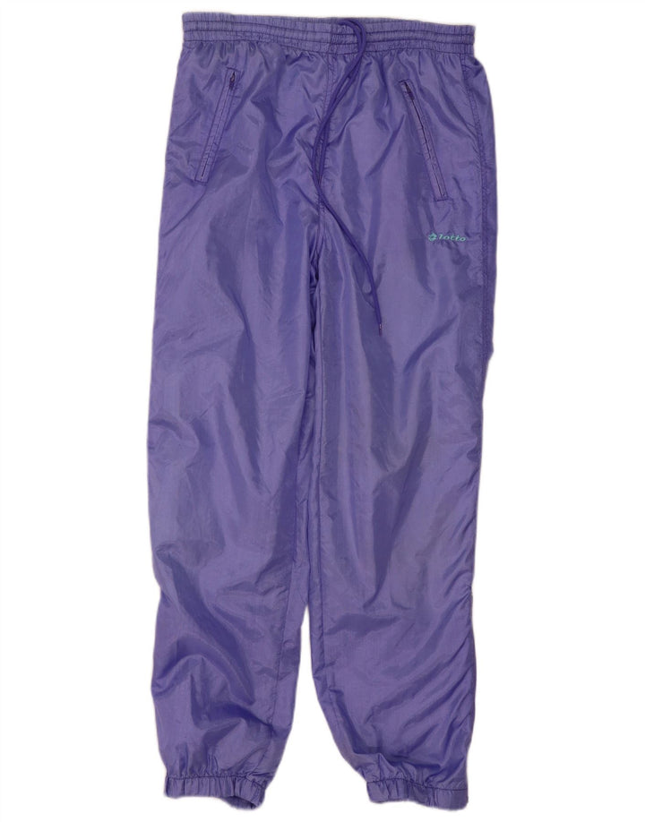 Lotto Mens Calças de treino Joggers Pequeno Roxo Poliéster