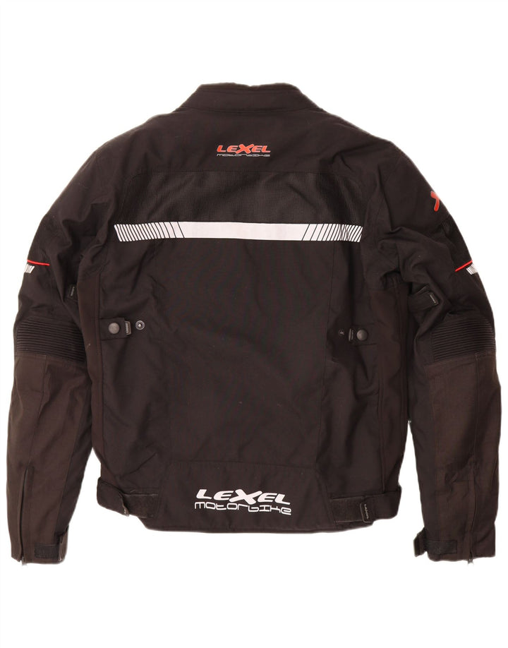 Jaqueta masculina LEXEL Graphic Racer UK 40 grande preta