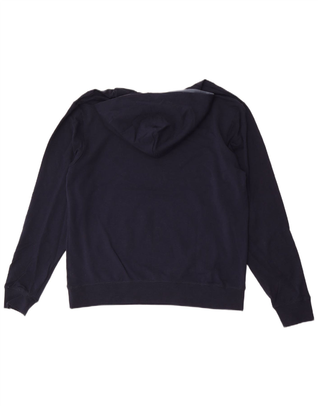 Suéter masculino com capuz Autograph da Marks & Spencer grande azul marinho