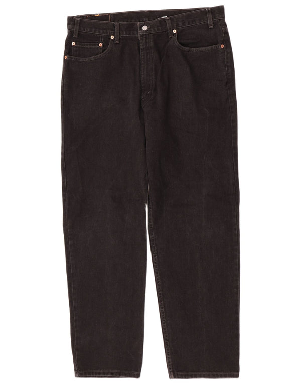 Calça Jeans Levis Masculina 550 Relaxed Fit Straight W40 L32 Algodão Preto