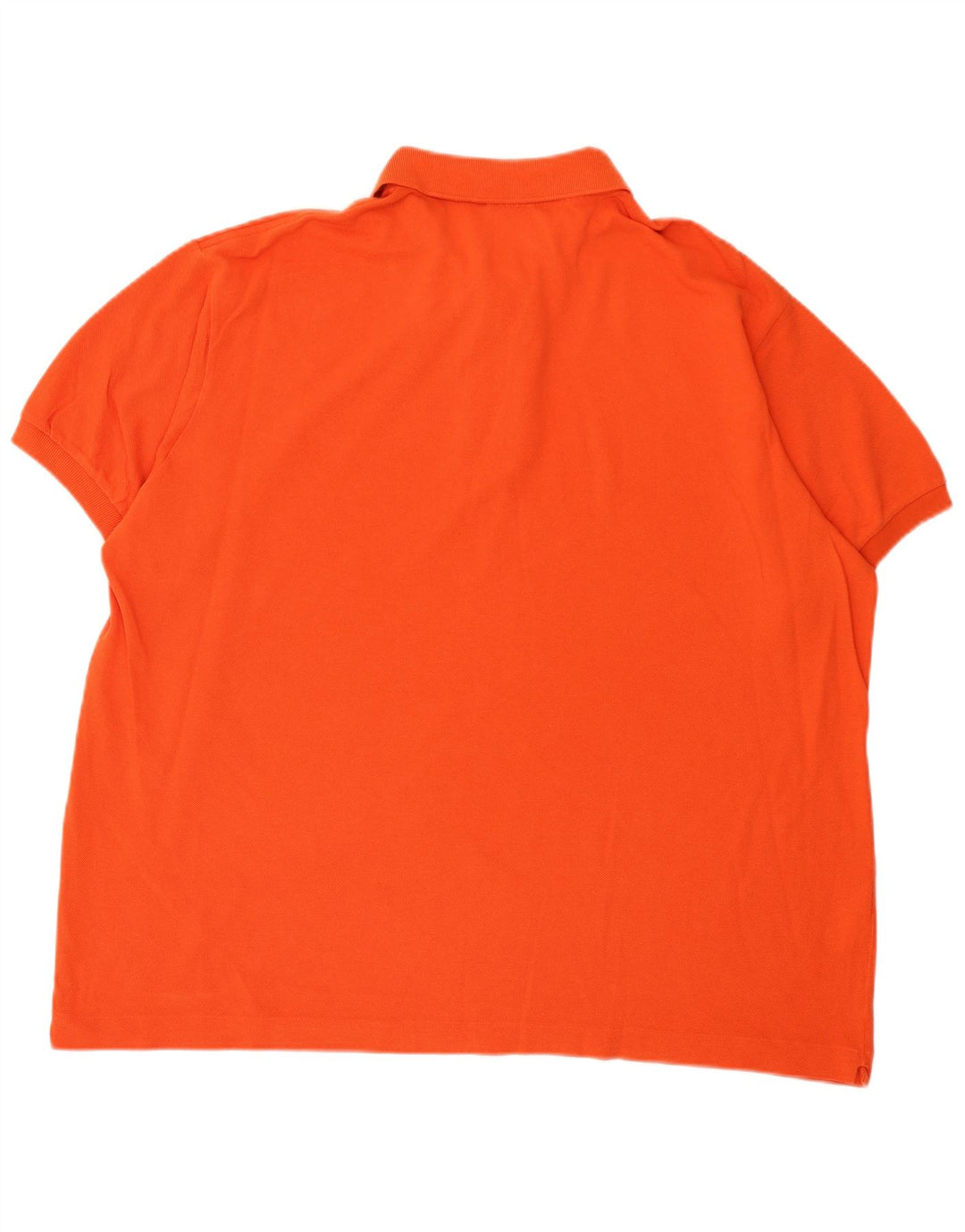 Camisa polo masculina Lacoste tamanho 8 3XL algodão laranja