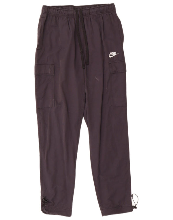 Nike Mens Cargo Calças de treino Joggers Pequeno Algodão Cinza