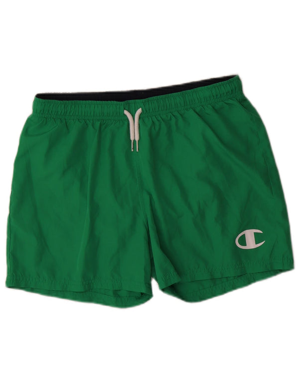 Shorts de natação Champion meninos 15-16 anos 2XL verde