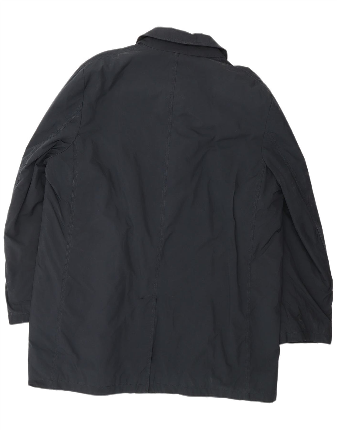 Sobretudo masculino BORSALINO IT 56 3XL azul marinho poliéster clássico