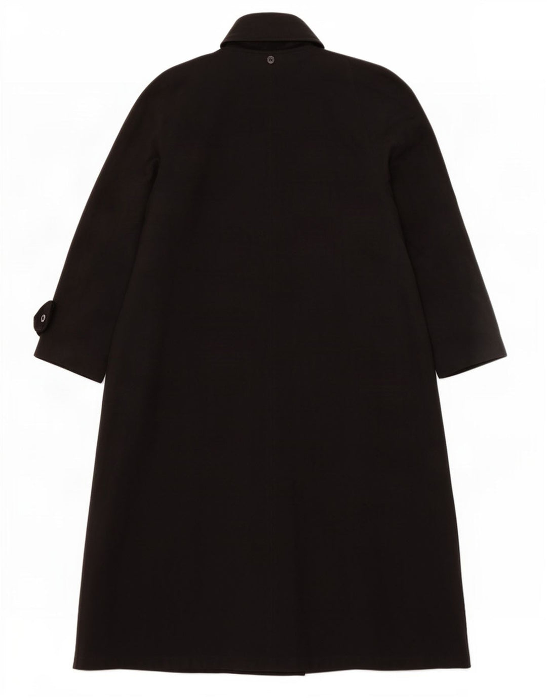 Sobretudo feminino Liz Claiborne UK 8 pequeno poliéster preto