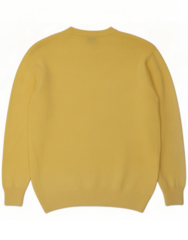 Suéter masculino Trussardi com gola redonda XL Amarelo