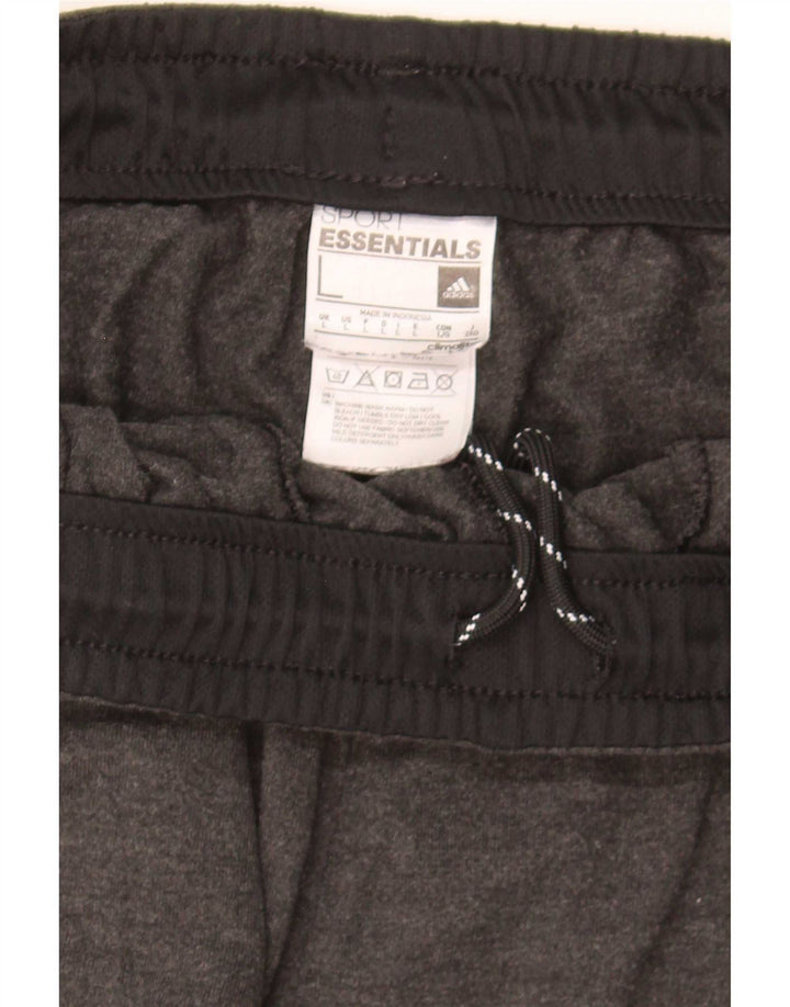 Adidas Mens Climalite Sport Shorts Grande Algodão Cinza