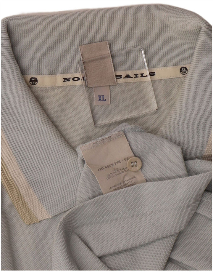 Camisa polo masculina North Sails XL azul algodão