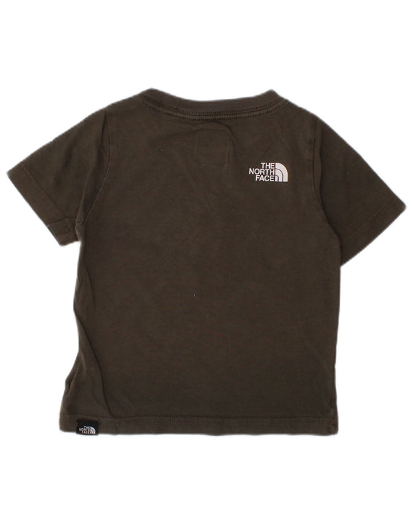 Camiseta gráfica THE NORTH FACE para bebês meninos 18-24 meses algodão cáqui