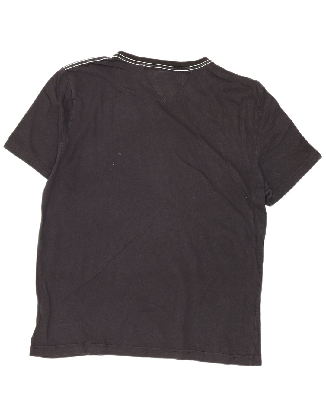 Tommy Hilfiger Camiseta masculina gráfica grande preta