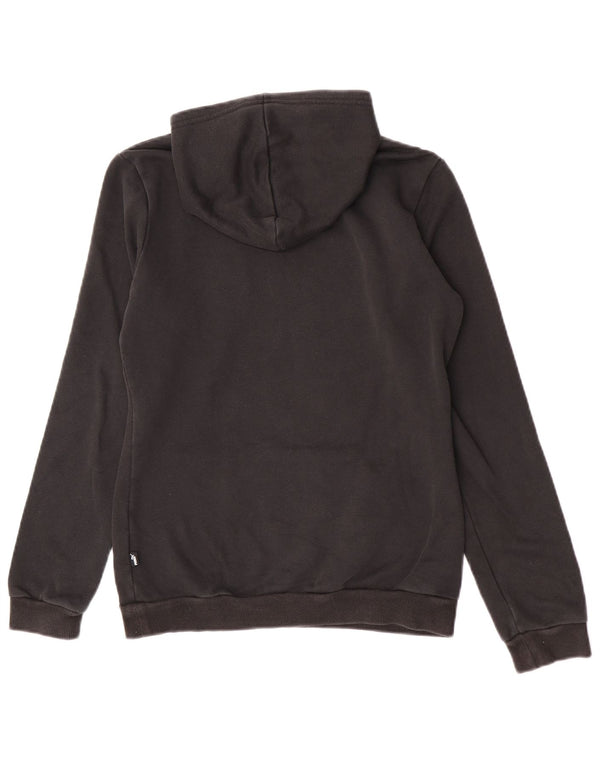 Jumper com capuz gráfico feminino Puma 15-16 anos algodão preto