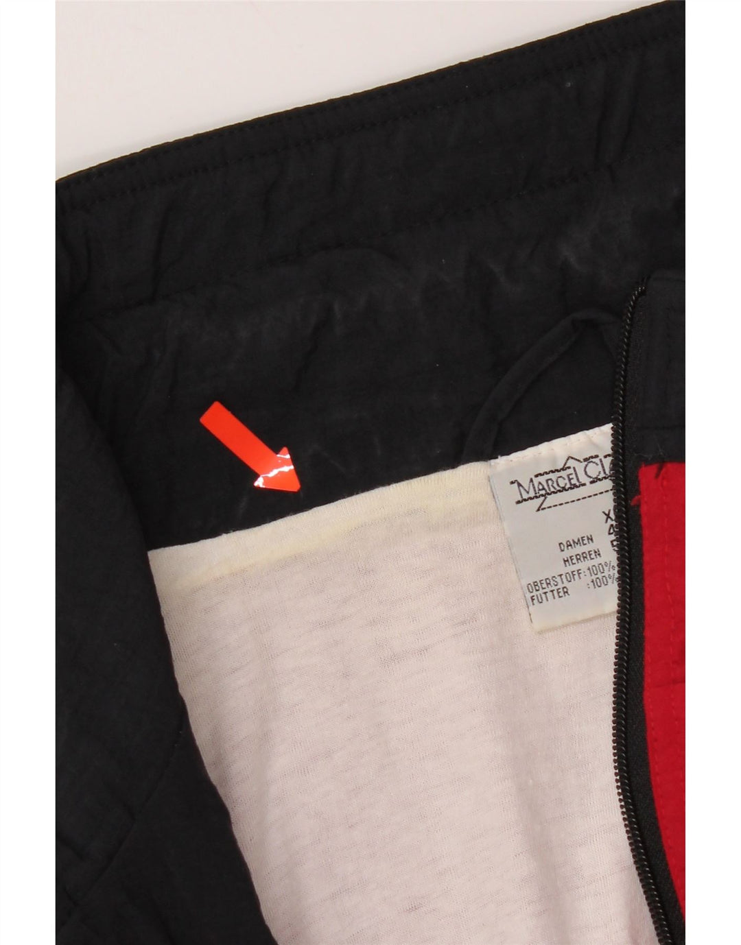 Jaqueta Marcel Clair Mens Anorak UK 42 XL Vermelho Colourblock Poliamida