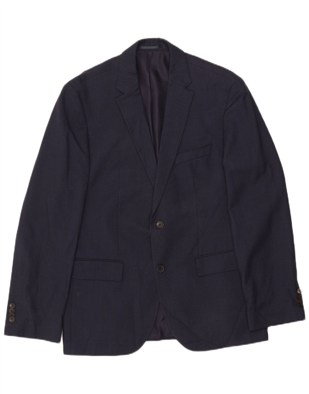 Jaqueta blazer masculina de 2 botões HUGO BOSS IT 50 grande azul marinho