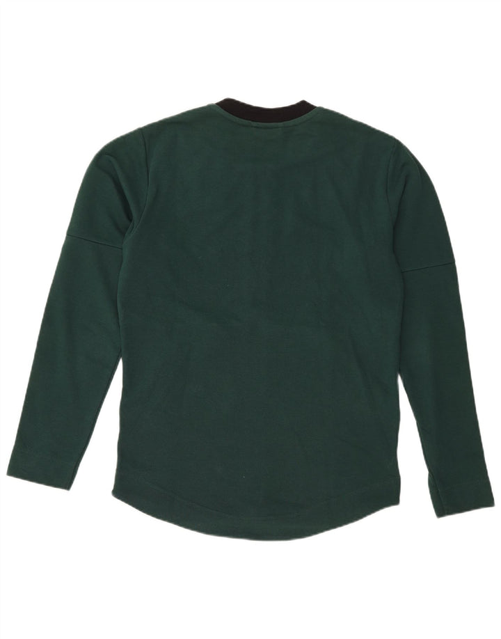 Puma Mens Italia Graphic Tracksuit Top Jaqueta Pequena Verde